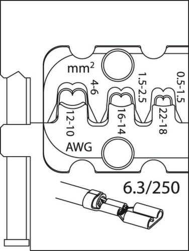 S 8140 A Jeu de pinces à sertir AUTOMOTIVE 4 pièces