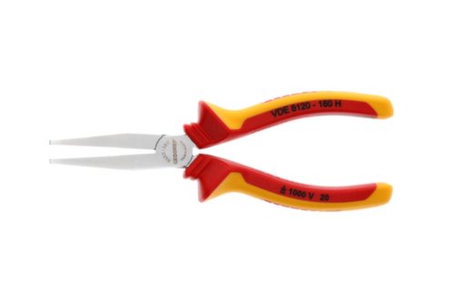 VDE 8120-160 H Pince plate VDE avec isolation par gaine 160 mm
