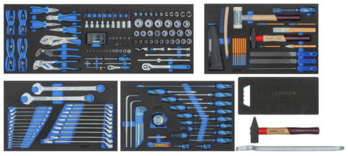 1504 XL-S-198 Etabli AGRAR avec assortiment de base 198 pces