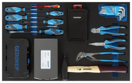 TS-173 Assortiment d'outils dans des inserts CT 173pcs