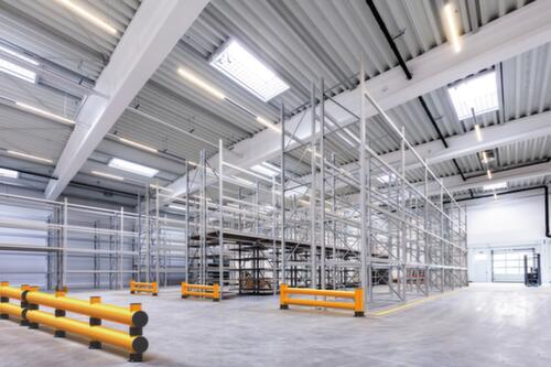 a.m.p.e.r.e. Barrière de protection anticollision Rack Mammut®, planche double, longueur 4000 mm