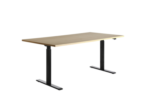 Topstar bureau à hauteur réglable électriquement E-Table Smart avec piètement en T