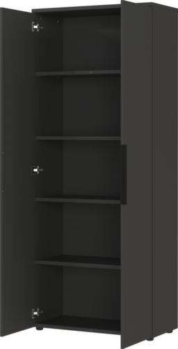 Armoire de classement GW-MAILAND 4371, 5 hauteurs des classeurs, graphite/graphite