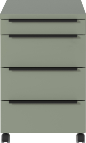 Caisson mobile GW-MAILAND 4377, 3 tiroir(s), taupe/taupe