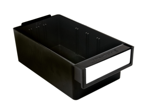 Treston bloc pour petites pièces ESD, 12 tiroir(s), noir/noir