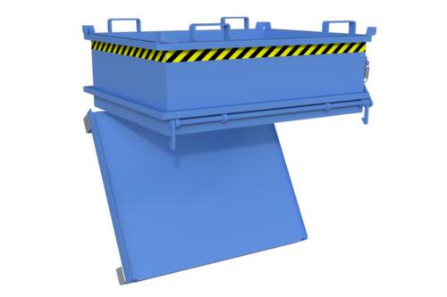 Bauer Mini-benne à fond ouvrant MSB 400 en RAL 5012 bleu clair