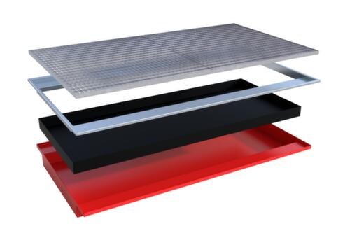 Bauer bac à suspension pour rayonnages modulaires