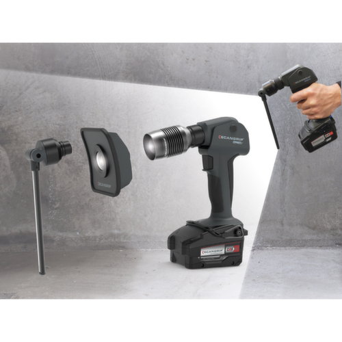 Scangrip Tête de lampe d’inspection MULTILIGHT CONNECT FLEX