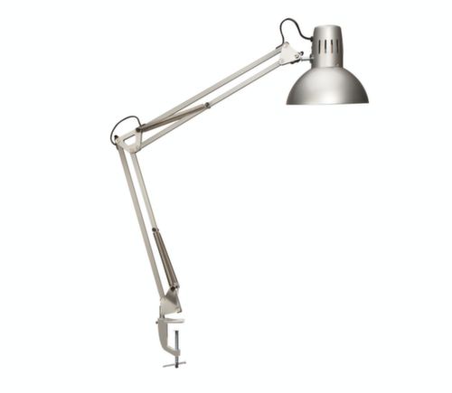 MAUL Lampe de bureau MAULstudy avec pied de serrage, argent