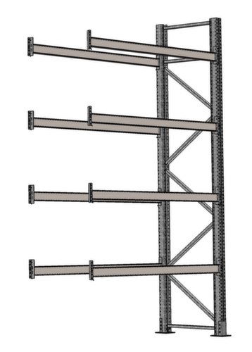 SCHULTE Rayonnage à palettes pour 18 palettes, largeur 5965 mm, 3 niveaux de stockage