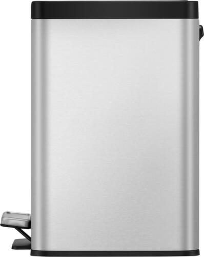 Poubelle à pédale EKO avec revêtement résistant aux traces de doigts, capacité 1 x 20 l/ 1 x 9 l