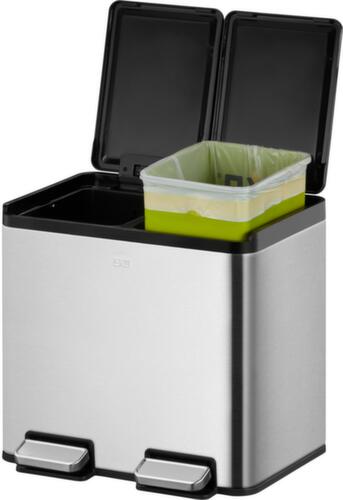 Poubelle à pédale EKO avec revêtement résistant aux traces de doigts