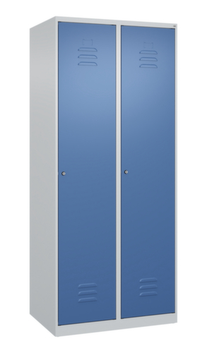 C+P Armoire vestiaire Classic Plus pour une séparation en noir et blanc, largeur de compartiment 400 mm