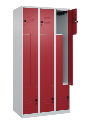 C+P Armoire vestiaire Z Classic Plus, largeur de compartiment 150/300 mm
