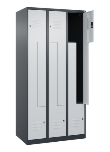 C+P Armoire vestiaire Z Classic Plus, largeur de compartiment 150/300 mm