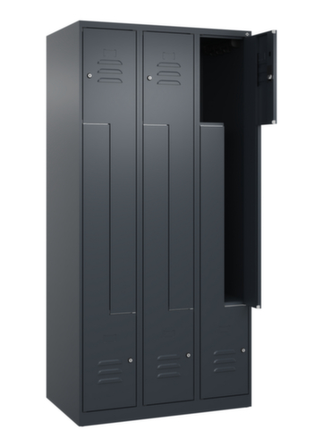 C+P Armoire vestiaire Z Classic Plus, largeur de compartiment 150/300 mm
