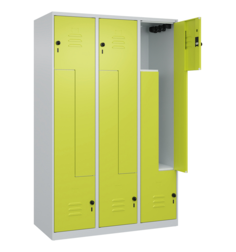 C+P Armoire vestiaire Z Classic Plus, largeur de compartiment 200/400 mm