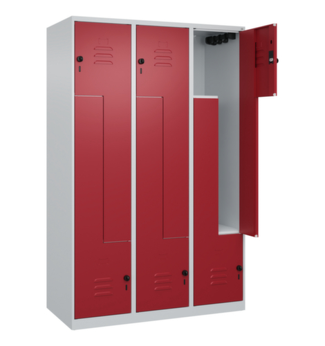 C+P Armoire vestiaire Z Classic Plus, largeur de compartiment 200/400 mm