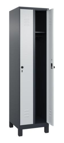 C+P Armoire vestiaire Classic Plus à 2 compartiments, largeur de compartiment 250 mm