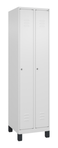 C+P Armoire vestiaire Classic Plus à 2 compartiments, largeur de compartiment 250 mm