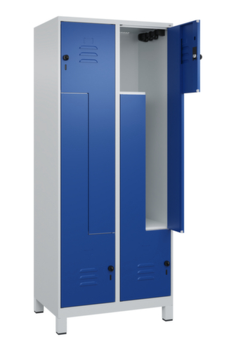 C+P Armoire vestiaire Z Classic Plus, largeur de compartiment 200/400 mm