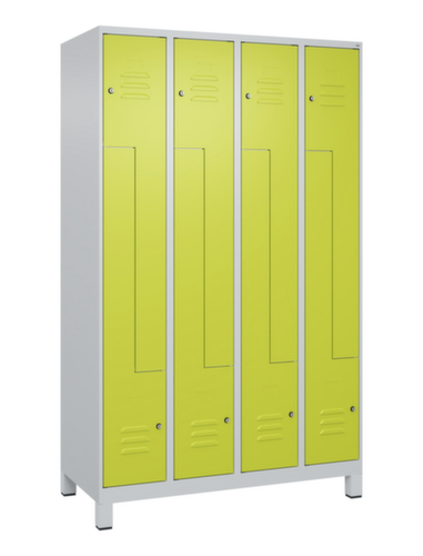C+P Armoire vestiaire Z Classic Plus, largeur de compartiment 150/300 mm