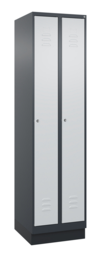 C+P Armoire vestiaire Classic Plus à 2 compartiments, largeur de compartiment 250 mm