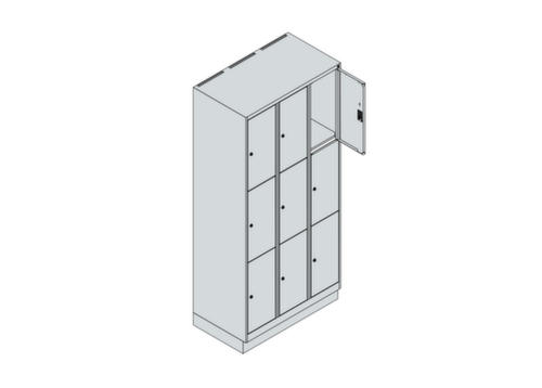 C+P armoire multicases Classic Plus, 9 compartiments