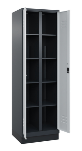 C+P Armoire de distribution de linge Classic Plus, largeur de compartiment 300 mm