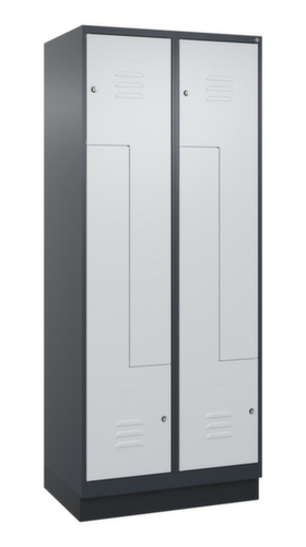 C+P Armoire vestiaire Z Classic Plus, largeur de compartiment 200/400 mm