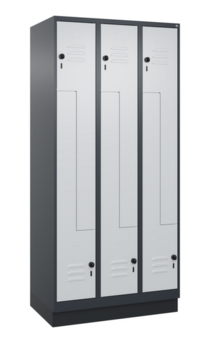 C+P Armoire vestiaire Z Classic Plus, largeur de compartiment 150/300 mm