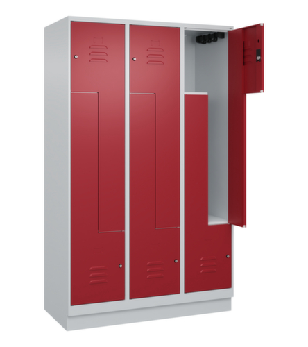 C+P Armoire vestiaire Z Classic Plus, largeur de compartiment 200/400 mm