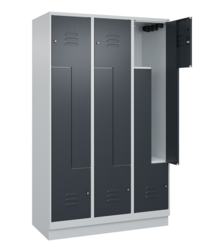 C+P Armoire vestiaire Z Classic Plus, largeur de compartiment 200/400 mm