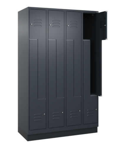 C+P Armoire vestiaire Z Classic Plus, largeur de compartiment 150/300 mm