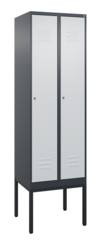 C+P Armoire vestiaire Classic Plus à 2 compartiments, largeur de compartiment 300 mm