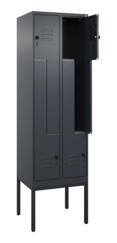 C+P Armoire vestiaire Z Classic Plus, largeur de compartiment 150/300 mm
