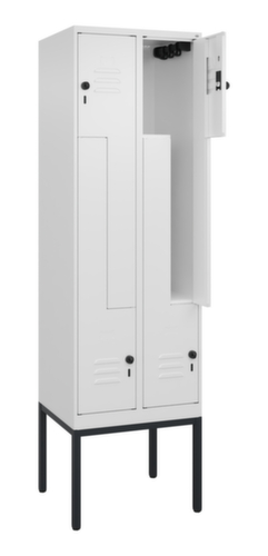 C+P Armoire vestiaire Z Classic Plus, largeur de compartiment 150/300 mm