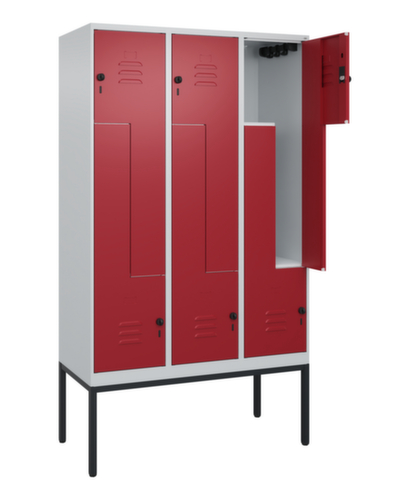 C+P Armoire vestiaire Z Classic Plus, largeur de compartiment 200/400 mm