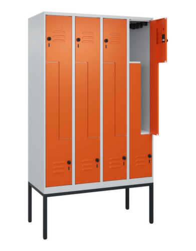C+P Armoire vestiaire Z Classic Plus, largeur de compartiment 150/300 mm