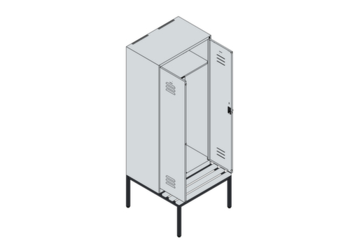 Armoire vestiaire EPI avec banc