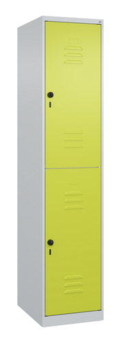 C+P Armoire vestiaire à deux niveaux Classic Plus, largeur de compartiment 400 mm