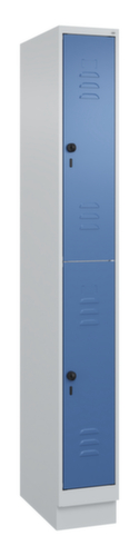 C+P Armoire vestiaire à deux niveaux Classic Plus, largeur de compartiment 250 mm