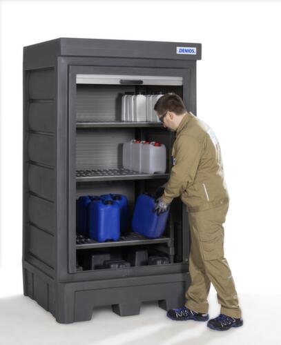 Box de rétention PolySafe, hauteur x largeur x profondeur 2060 x 1140 x 1050 mm