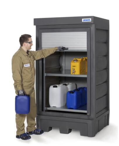 Denios Box de rétention PolySafe, hauteur x largeur x profondeur 2060 x 1140 x 1050 mm