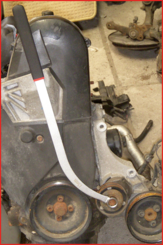 KS Tools V-belt and toothed belt wrench set