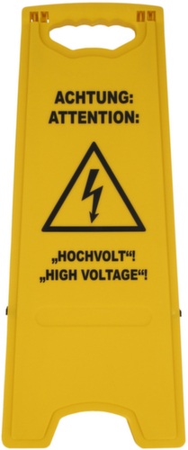 KS Tools stand with lightning symbol