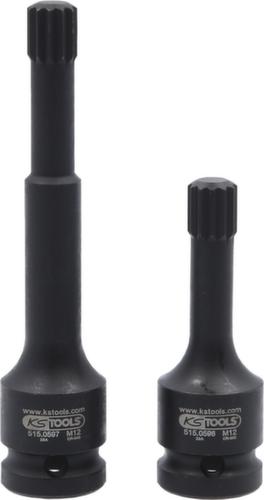 KS Tools 1/2" special power bit socket set multi-tooth