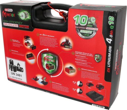 KS Tools eMONSTER 1/2" Brushless cordless impact wrench set