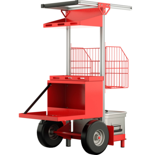 MUNK diable de sécurité SafeCaddy® "Erste Hilfe", force 51,2 kg, polyuréthane bandage