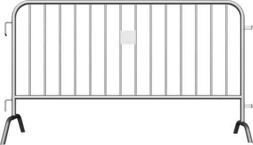 Schake Barrière de sécurité Typ D, hauteur x longueur 1100 x 2000 mm